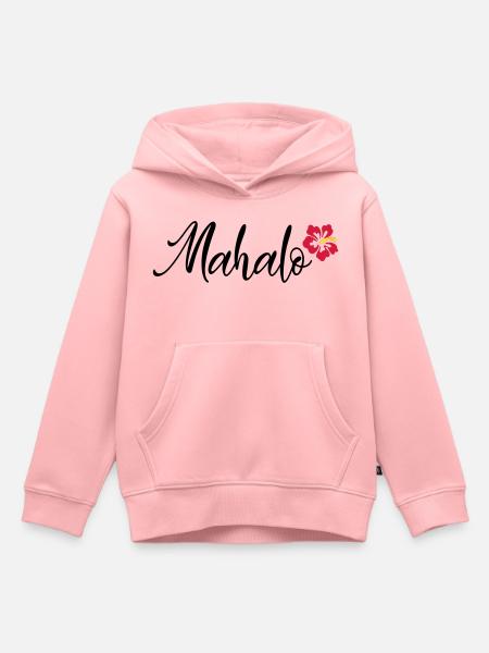 Mahalo - Kinder Premium Organic Hoodie - Rosa