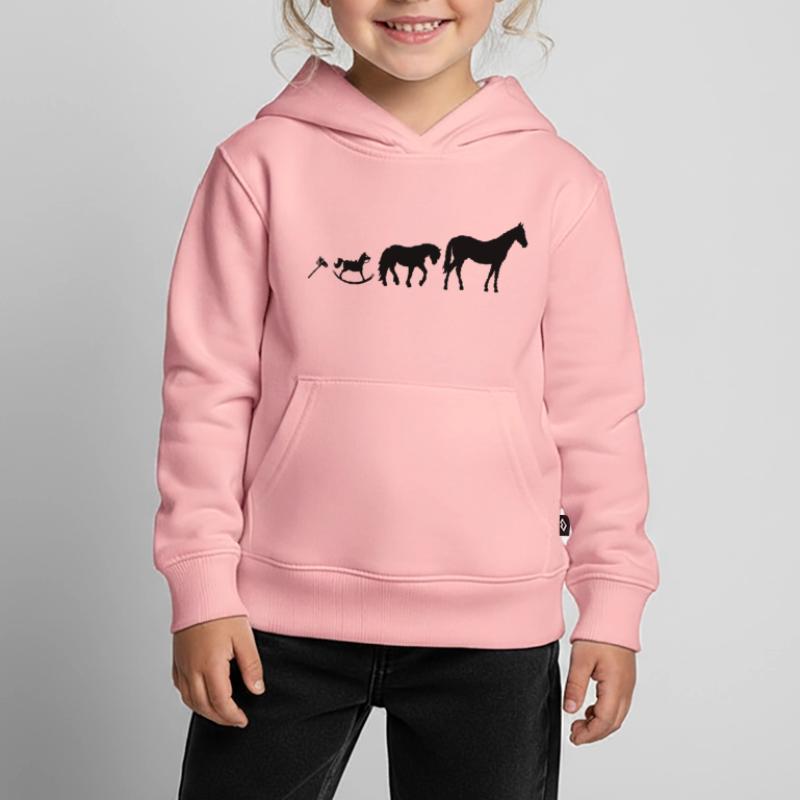 Evolution Horses - Equestrian Evolution Kids Premium Organic Hoodie