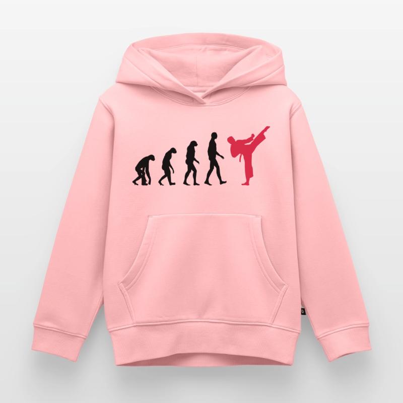 Karate - Evolution Kinder Premium Organic Hoodie