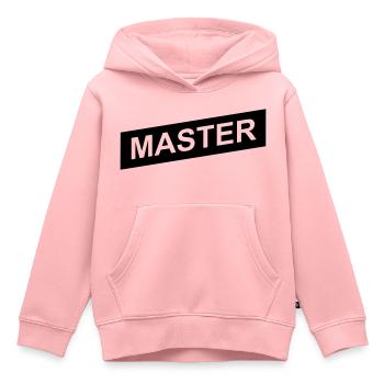 master black up - Kids Premium Organic Hoodie - rose - Front - AI Model Kid Female (0cm)