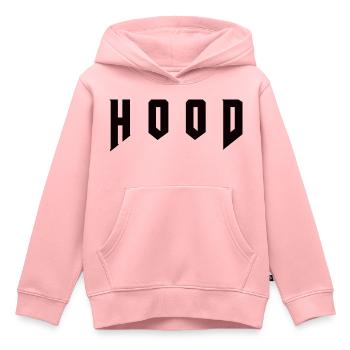 Hood - Kinder Premium Organic Hoodie - Rosa - Vorne - AI Model Kid Female (0cm)
