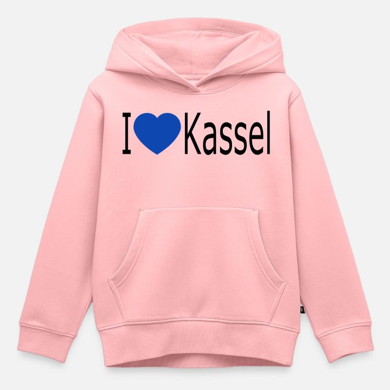 J’adore Kassel - Sweat Premium à capuche enfant bio - rose
