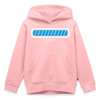Ladebalken Lädt Geschenk - Kinder Premium Organic Hoodie - Rosa - Vorne - AI Model Kid Female (0cm)