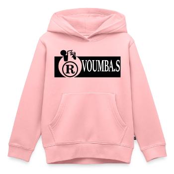 VOUMBA.S JUS - Sweat Premium à capuche enfant bio - rose - Devant - AI Model Kid Female (0cm)