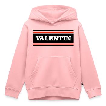 VALENTIN - Sweat Premium à capuche enfant bio - rose - Devant - AI Model Kid Female (0cm)