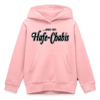 Hafe Chabis, eso en - Kinder Premium Organic Hoodie - Rosa - Vorne - AI Model Kid Female (0cm)