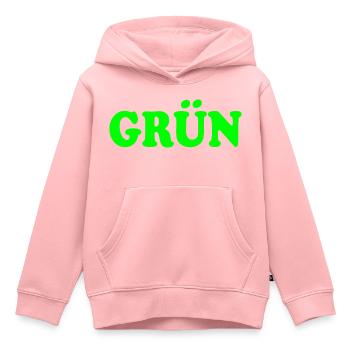 Grün - Kinder Premium Organic Hoodie - Rosa - Vorne - AI Model Kid Female (0cm)