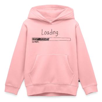 Ladebalken 1337 - Kinder Premium Organic Hoodie - Rosa - Vorne - AI Model Kid Female (0cm)