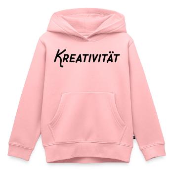 Kreativität - Kinder Premium Organic Hoodie - Rosa - Vorne - AI Model Kid Female (0cm)