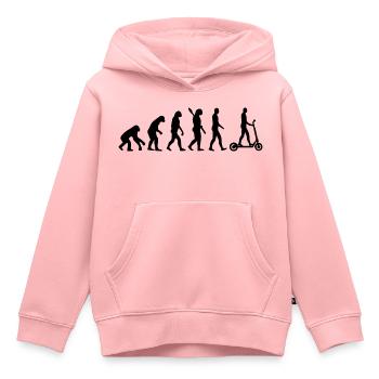 E-Scooter Scooter - Sweat Premium à capuche enfant bio - rose - Devant - AI Model Kid Female (0cm)