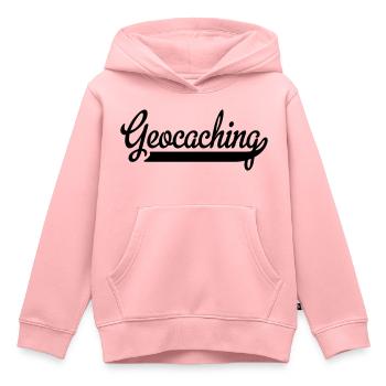Geocaching - Kinder Premium Organic Hoodie - Rosa - Vorne - AI Model Kid Female (0cm)