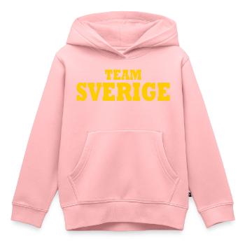 Team sverige - Kinder Premium Organic Hoodie - Rosa - Vorne - AI Model Kid Female (0cm)
