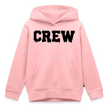 crew - Kinder Premium Organic Hoodie - Rosa - Vorne - AI Model Kid Female (0cm)