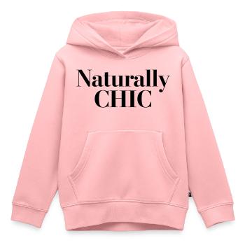 Rallye Nature Chic - Sweat Premium à capuche enfant bio - rose - Devant - AI Model Kid Female (0cm)