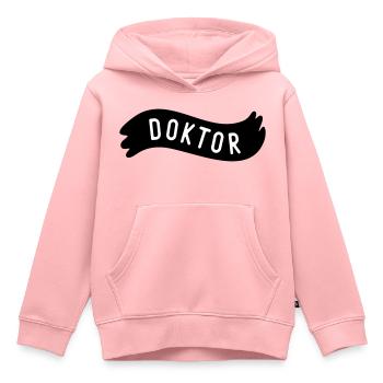 Doktor - Kinder Premium Organic Hoodie - Rosa - Vorne - AI Model Kid Female (0cm)
