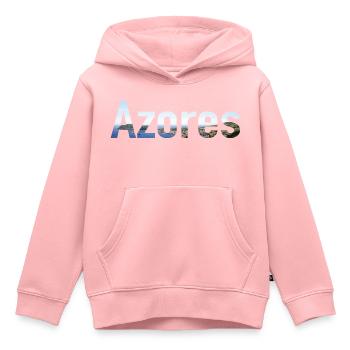 Entdecken Sie lebendige, von der Flagge der - Kinder Premium Organic Hoodie - Rosa - Vorne - AI Model Kid Female (0cm)