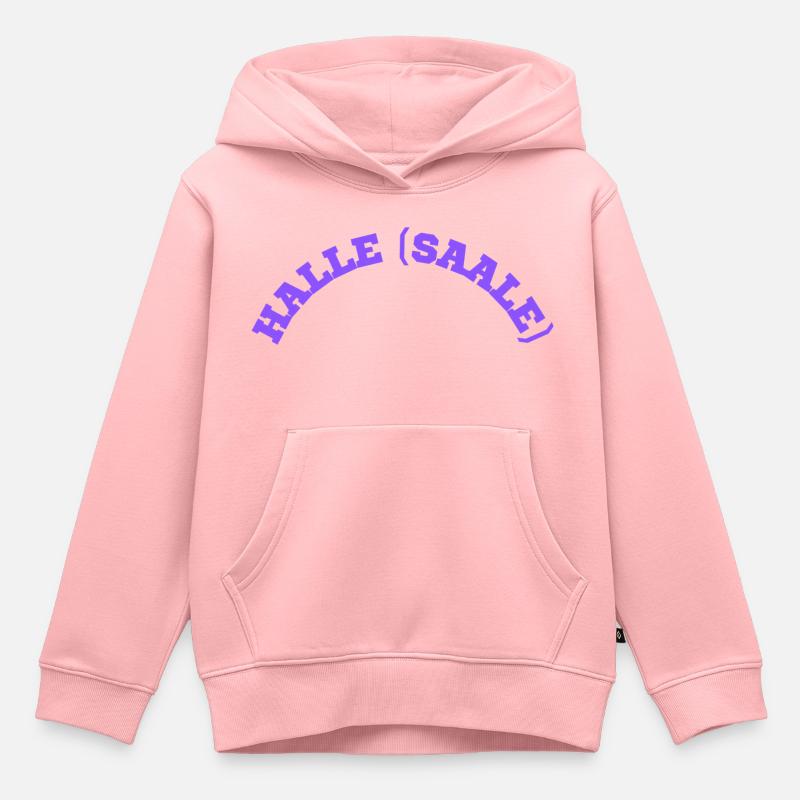Halle (Saale) - Sweat Premium à capuche enfant bio - rose