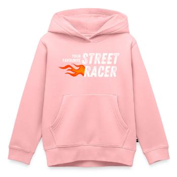 Dein Lieblings-Street-Racer - Kinder Premium Organic Hoodie - Rosa - Vorne - AI Model Kid Female (0cm)