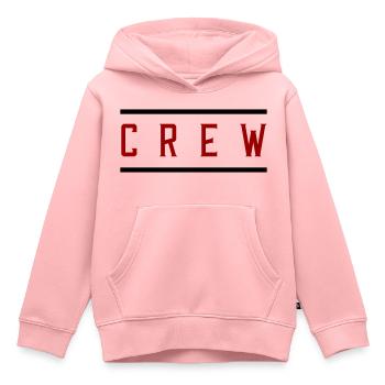crew - Kinder Premium Organic Hoodie - Rosa - Vorne - AI Model Kid Female (0cm)