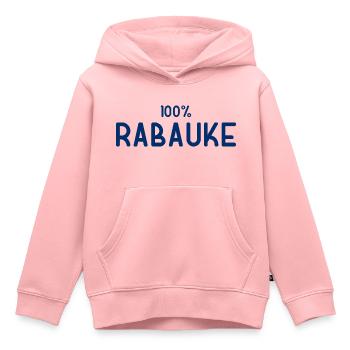 Rabauke - ungehobelter Mensch - ungezogenes Kind - Kinder Premium Organic Hoodie - Rosa - Vorne - AI Model Kid Female (0cm)