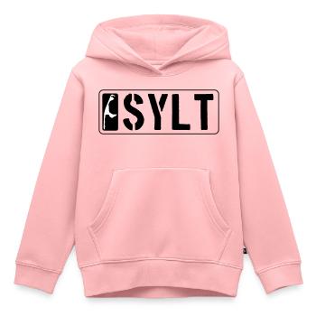 L’île de Sylt - Sweat Premium à capuche enfant bio - rose - Devant - AI Model Kid Female (0cm)