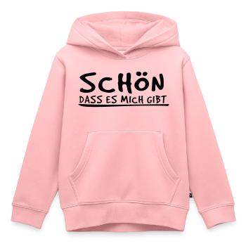 Schoen - Kinder Premium Organic Hoodie - Rosa - Vorne - AI Model Kid Female (0cm)