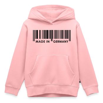 Made in Germany - Kinder Premium Organic Hoodie - Rosa - Vorne - AI Model Kid Female (0cm)