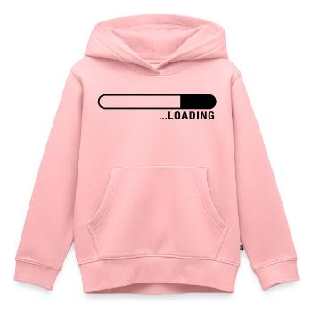 loading_balken_f1_ - Sweat Premium à capuche enfant bio - rose - Devant - AI Model Kid Female (0cm)