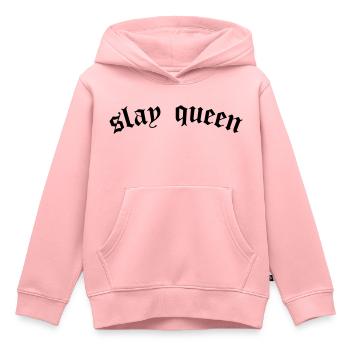 SLay queen - Kids Premium Organic Hoodie - rose - Front - AI Model Kid Female (0cm)
