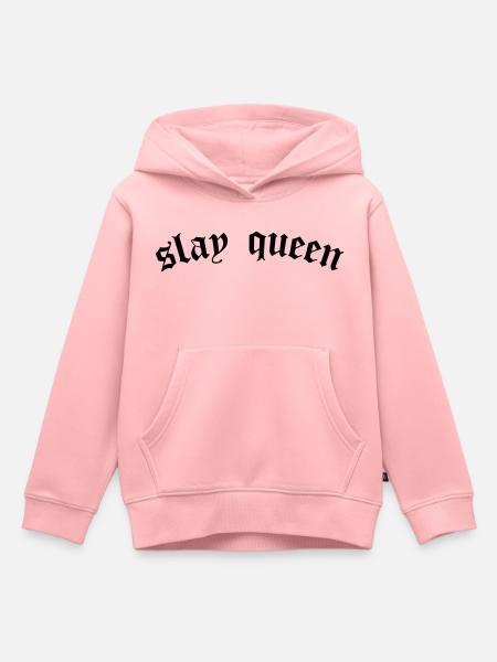 SLay queen - Kids Premium Organic Hoodie - rose