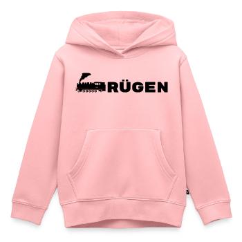 Rasender Roland Rügen - Kinder Premium Organic Hoodie - Rosa - Vorne - AI Model Kid Female (0cm)