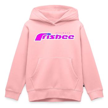 ultimate frisbee purple - Kinder Premium Organic Hoodie - Rosa - Vorne - AI Model Kid Female (0cm)