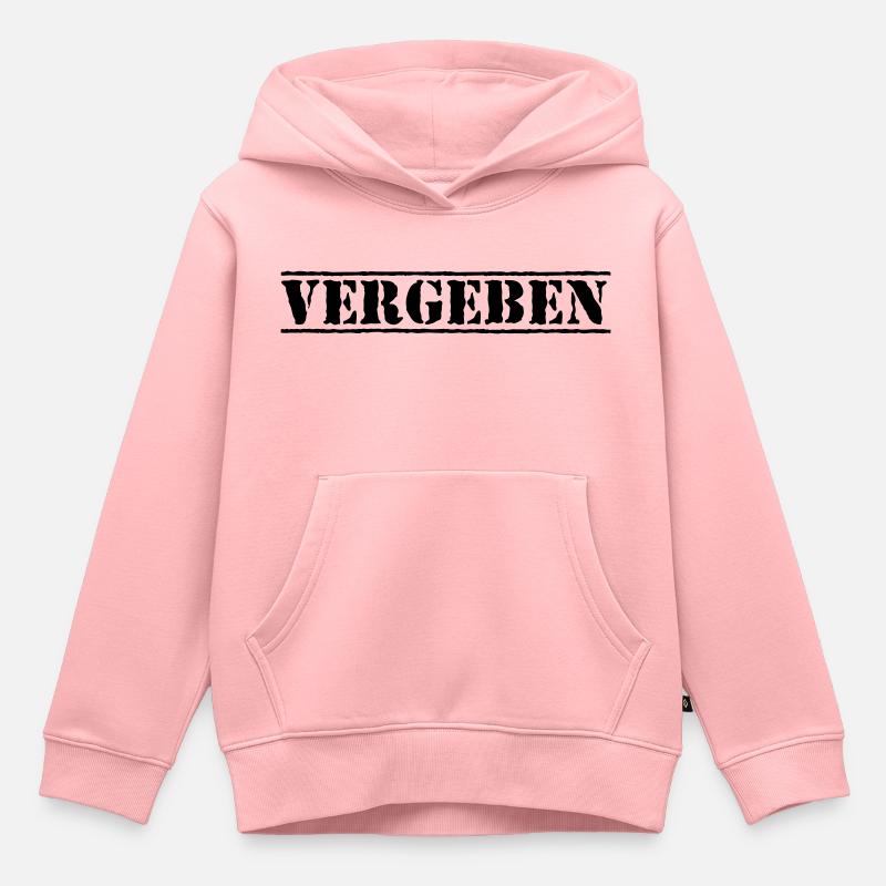 pardonné - Sweat Premium à capuche enfant bio - rose