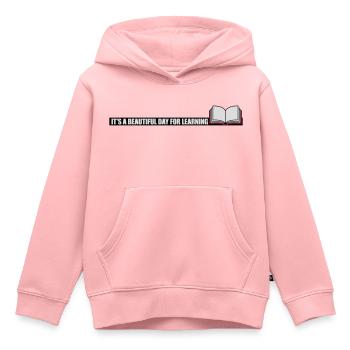 beautiful day for learning - Kids Premium Organic Hoodie - rose - Front - AI Model Kid Female (0cm)