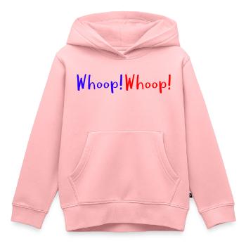 Whoop!Whoop! Blau rot - Kinder Premium Organic Hoodie - Rosa - Vorne - AI Model Kid Female (0cm)