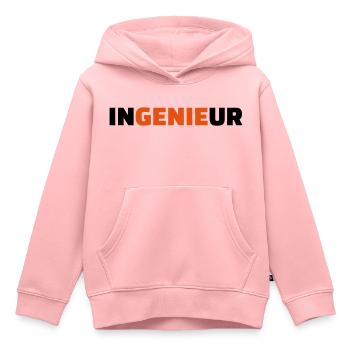 Ingenieur - Kinder Premium Organic Hoodie - Rosa - Vorne - AI Model Kid Female (0cm)