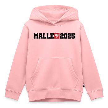 Malle 2025 - Kids Premium Organic Hoodie - rose - Front - AI Model Kid Female (0cm)