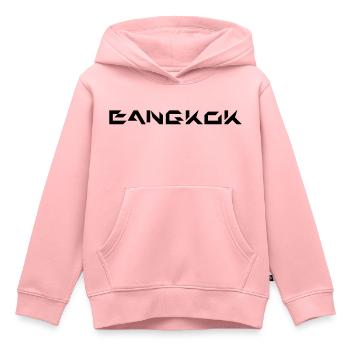 Bangkok II - Sweat Premium à capuche enfant bio - rose - Devant - AI Model Kid Female (0cm)
