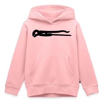 Rohrzange Zange Werkzeug Installateur Hydrauliker - Kinder Premium Organic Hoodie - Rosa - Vorne - AI Model Kid Female (0cm)