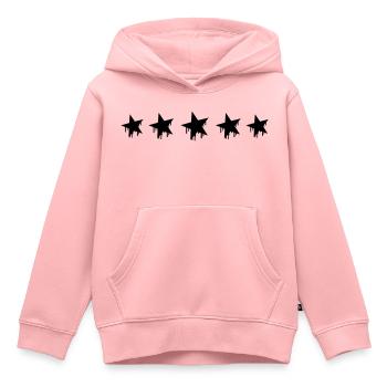 Graffiti Stars - Kinder Premium Organic Hoodie - Rosa - Vorne - AI Model Kid Female (0cm)