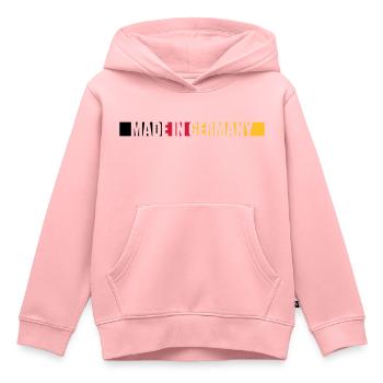 Made in Germany - Kids Premium Organic Hoodie - rose - Front - AI Model Kid Female (0cm)