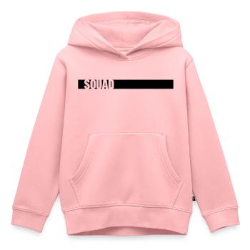 Équipe de chef d’escouade strip - Sweat Premium à capuche enfant bio - rose - Devant - AI Model Kid Female (0cm)