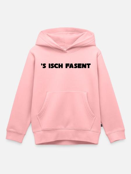 s isch ***FASENT*** - Kinder Premium Organic Hoodie - Rosa