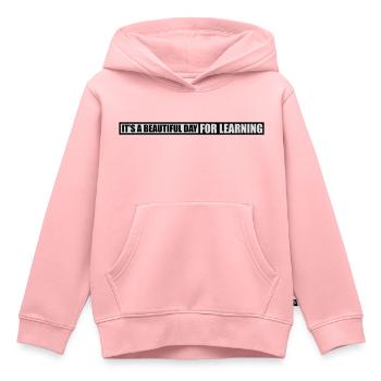 beautiful day for learning - Kids Premium Organic Hoodie - rose - Front - AI Model Kid Female (0cm)