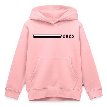2025 Jahr - Kinder Premium Organic Hoodie - Rosa - Vorne - AI Model Kid Female (0cm)
