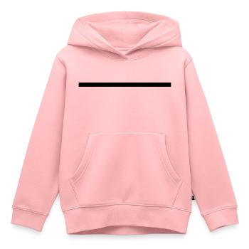 Strich - Linie - Kinder Premium Organic Hoodie - Rosa - Vorne - AI Model Kid Female (0cm)