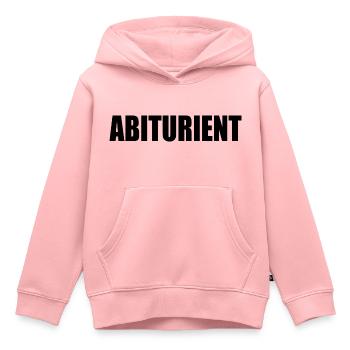Abiturient - Kinder Premium Organic Hoodie - Rosa - Vorne - AI Model Kid Female (0cm)
