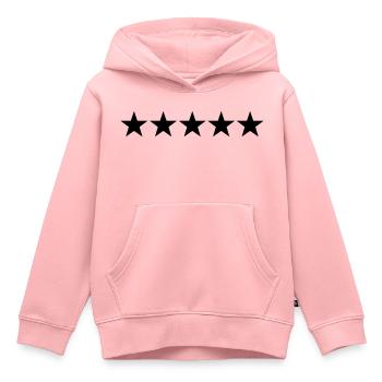 5 Star General - Kids Premium Organic Hoodie - rose - Front - AI Model Kid Female (0cm)