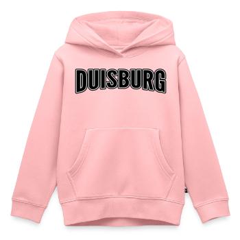 Duisburg - Kinder Premium Organic Hoodie - Rosa - Vorne - AI Model Kid Female (0cm)