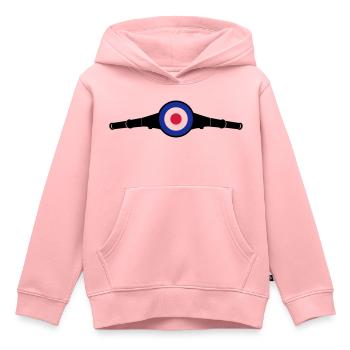 Lenkkopf Target - Kinder Premium Organic Hoodie - Rosa - Vorne - AI Model Kid Female (0cm)